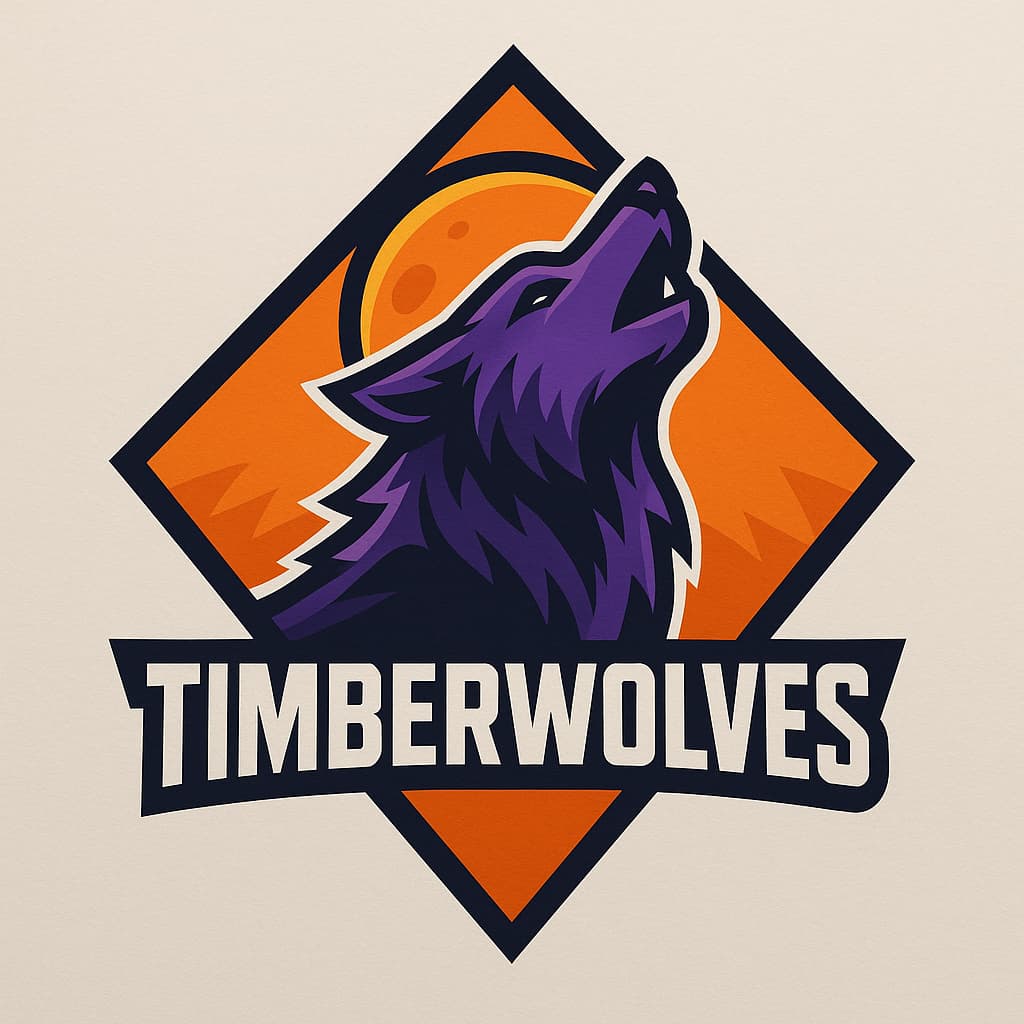 Timberwolves - Custom esports logo created for Timberwolves gaming channel